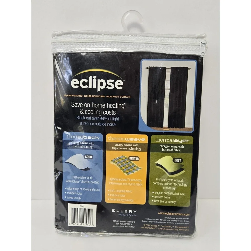 Eclipse Curtains eclipse black